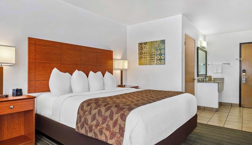 Standard Room, 1 King Bed, Non Smoking, Refrigerator & Microwave