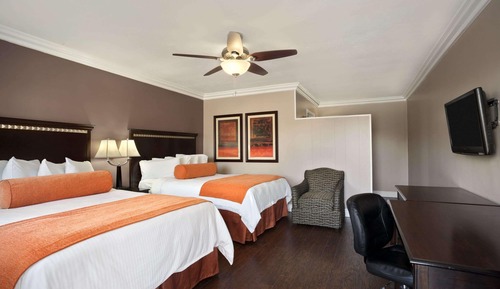 Room, 2 Queen Beds, Non Smoking, Microwave