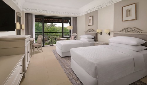 Deluxe Twin Room, 2 Twin Beds, Balcony, Garden View