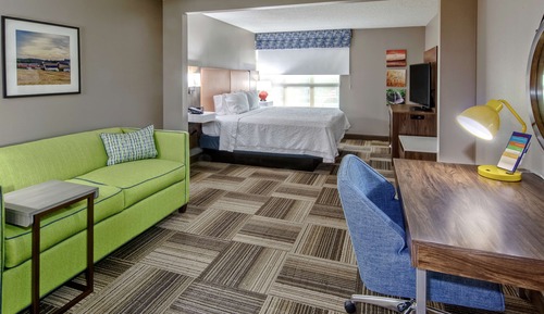 Room, 1 King Bed with Sofa bed, Refrigerator
