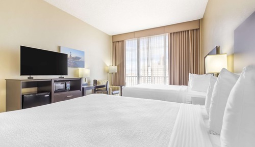 Standard Room, 2 Queen Beds, Non Smoking, Microwave