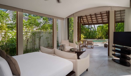 Two Bedroom Deluxe Beach Villa with Pool
