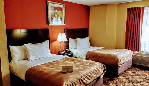 Double Room, 2 Double Beds, Non Smoking