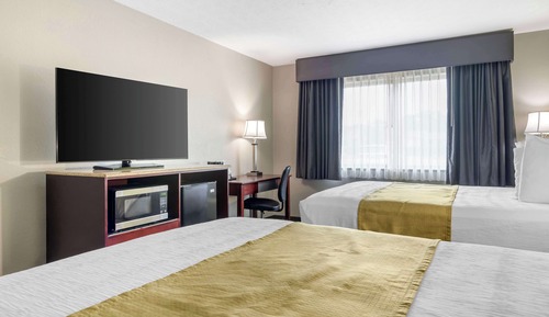 Standard Room, 2 Queen Beds, Non Smoking, Refrigerator & Microwave