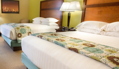 Deluxe Room, 2 Queen Beds, Refrigerator & Microwave (Upper Floor)