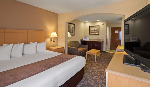 Junior Suite, 1 King Bed, Non Smoking, Refrigerator & Microwave (with Single Sofabed)