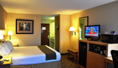Standard Room, 1 King Bed, Non Smoking, Refrigerator & Microwave