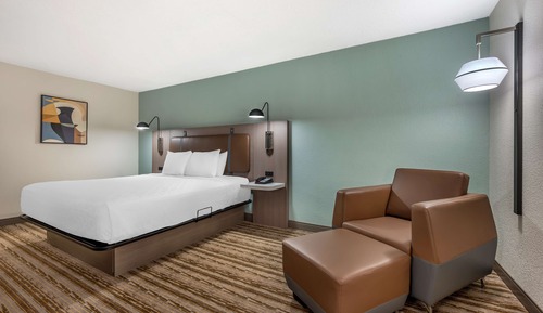 Standard Room, 1 King Bed, Non Smoking, Refrigerator & Microwave
