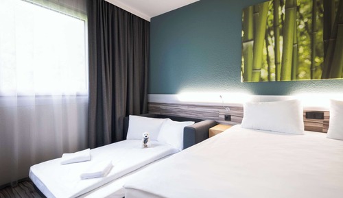 Family Room, 1 King Bed with Sofa bed