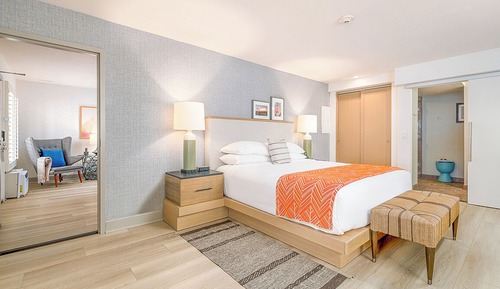 Standard Room, 1 King Bed, Courtyard View