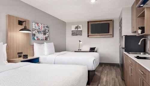 Suite, 2 Double Beds, Non Smoking, Kitchenette