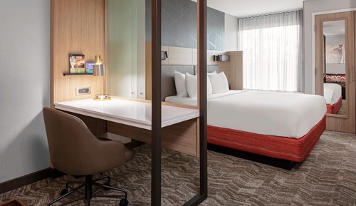 Suite, 1 King Bed (Mobility/Hearing Access, Roll-In Shwr)