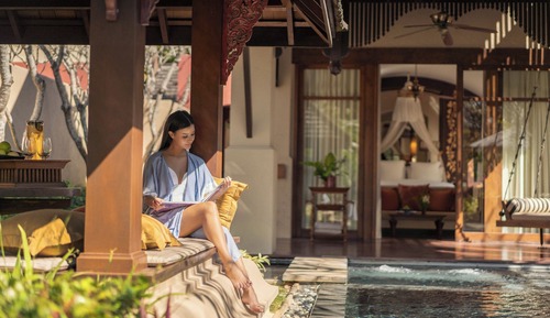 Villa, 1 King Bed, Pool Access