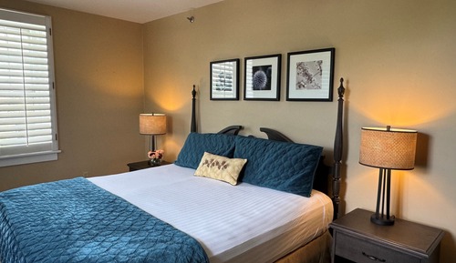 Main Stone Lodge South Side Room with One Queen Bed