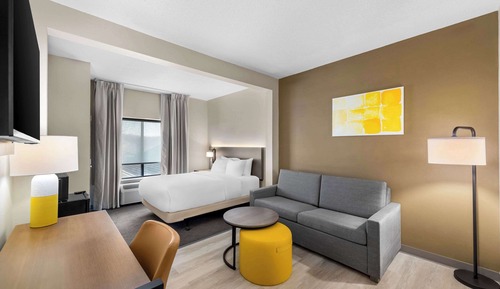 Suite, 1 King Bed, Non Smoking (Sofa Bed, Walk in shower)