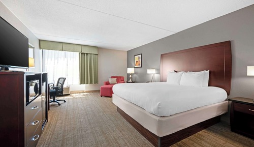 Standard Room, 1 King Bed, Non Smoking, Refrigerator & Microwave