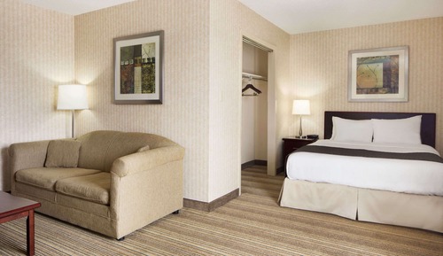 Suite, 1 King Bed, Refrigerator & Microwave