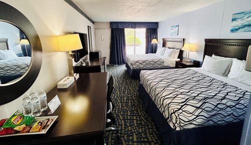 Double Room, 2 Double Beds, Non Smoking