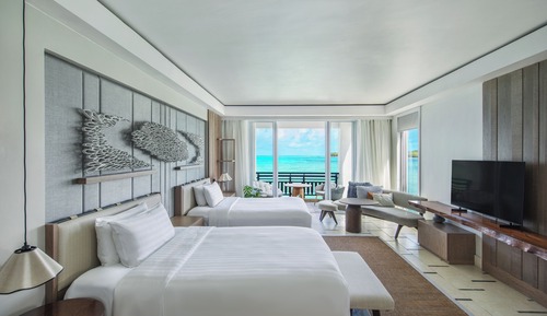 Room, 2 Twin Beds, Ocean View (Frangipani)