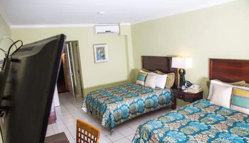 Deluxe Room, 2 Double Beds, Garden View