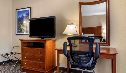 Standard Room, 1 King Bed, Smoking, Refrigerator & Microwave