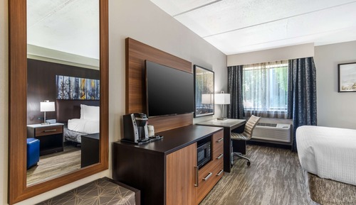Standard Room, 1 King Bed, Non Smoking, Refrigerator & Microwave (Walk-in Shower)