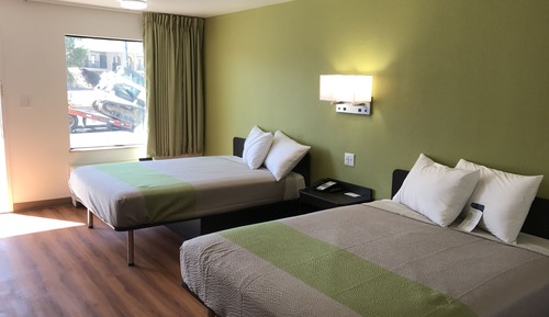 Standard Room, 2 Queen Beds, Non Smoking, Refrigerator & Microwave