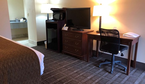 Deluxe Room, 1 King Bed, Non Smoking, Refrigerator & Microwave