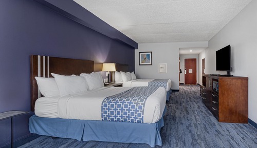 Standard Room, 2 Queen Beds, Non Smoking, Refrigerator & Microwave (Larger Room)