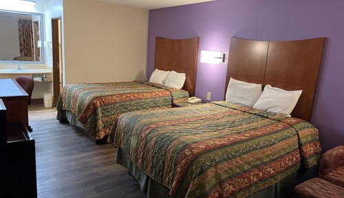 Standard Room, 2 Queen Beds, Smoking, Refrigerator & Microwave