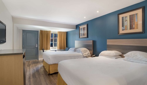 Standard Room, 2 Queen Beds, Non Smoking, Refrigerator & Microwave