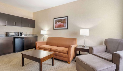 Suite, 1 King Bed, Non Smoking, Refrigerator & Microwave (Living Room;with Sofabed)