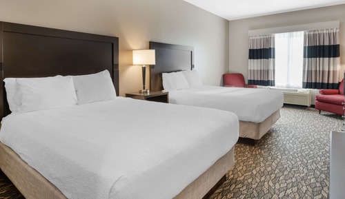 Standard Room, 2 Queen Beds, Non Smoking, Refrigerator & Microwave