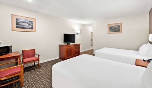 Standard Room, 2 Double Beds, Accessible, Non Smoking (Walk-in Shower)