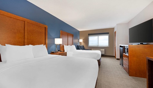 Double Room, 2 Queen Beds, Non Smoking