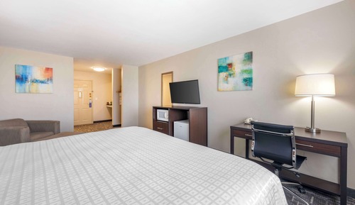 Standard Room, 1 King Bed, Non Smoking, Refrigerator & Microwave