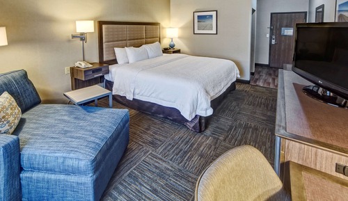 Room, 1 King Bed, Non Smoking, Refrigerator & Microwave