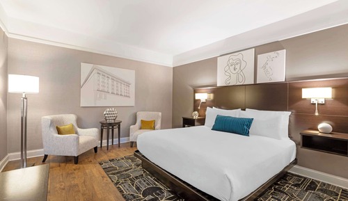 Standard Room, 1 King Bed, Accessible, Non Smoking (Walk-in Shower)