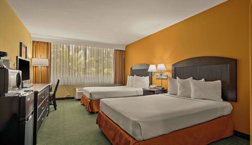 Room, 2 Double Beds, Mobility Accessible, Non Smoking (Roll-in Shower)