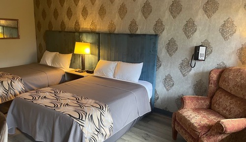 Standard Room, 2 Double Beds, Smoking, Refrigerator
