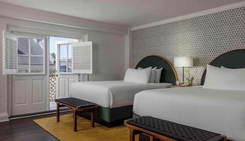 Deluxe Room, 2 Queen Beds, Balcony, City View (Deluxe Two Queen with Balcony)