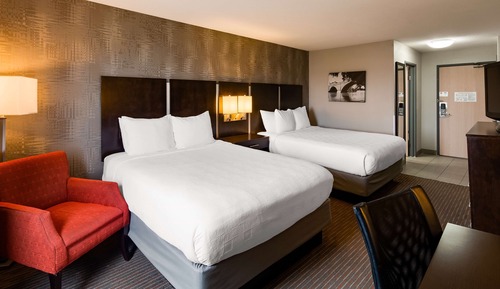 Standard Room, 2 Queen Beds, Non Smoking, Refrigerator & Microwave