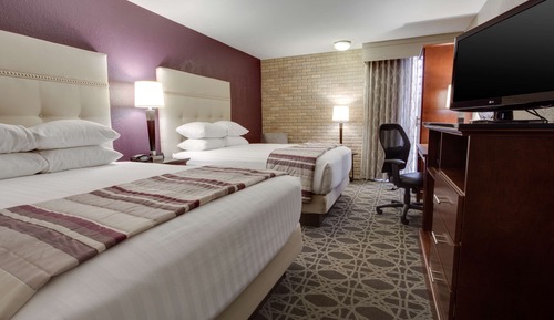 Deluxe Room, 2 Queen Beds, Refrigerator & Microwave