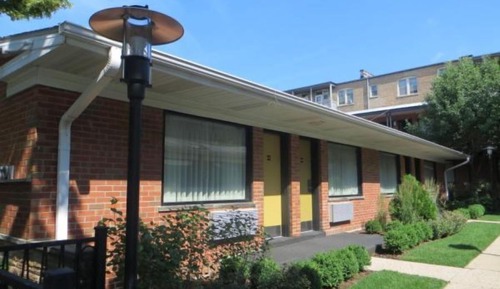Exterior Entrance, Motel Room