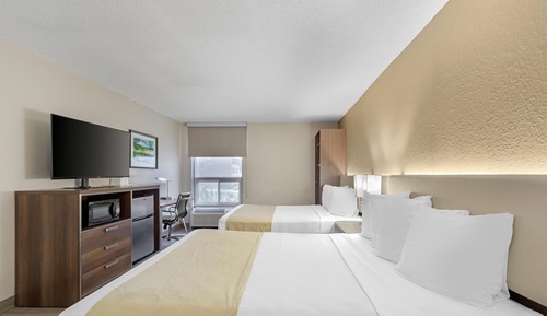 Standard Room, 2 Queen Beds, Non Smoking, Microwave