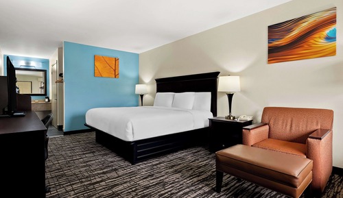 Standard Room, 1 King Bed, Accessible, Refrigerator & Microwave