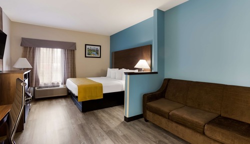 Suite, 1 King Bed with Sofa bed, Non Smoking, Refrigerator & Microwave (with Sofabed)