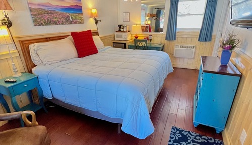 Standard King Bed with Single Jacuzzi Tub/ Shower