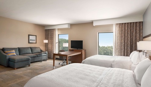 Studio, 2 Queen Beds, Non Smoking, Refrigerator & Microwave