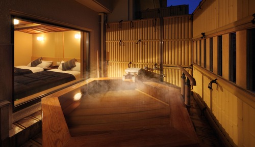 Traditional Deluxe Room with Open-air bath (Hachibankan) 